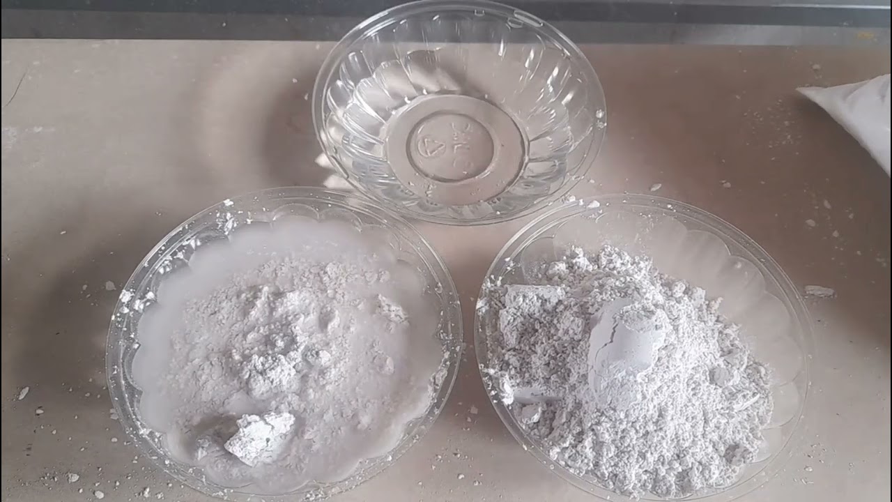 Como Mezclar Yeso y Agua Correctamente. Escayola ideal.