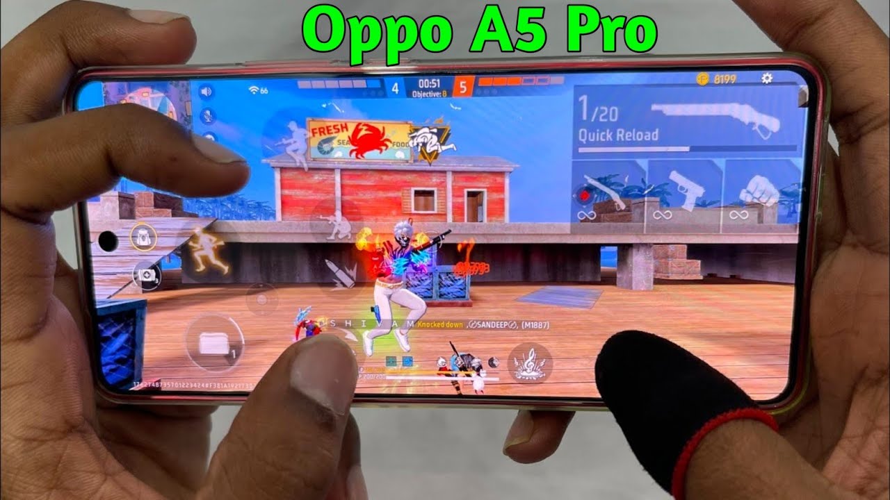 Oppo A5 Pro | Oppo A5 Pro Gaming Test | Oppo A5 Pro FF Gameplay | Oppo A5 Pro Free Fire Test |
