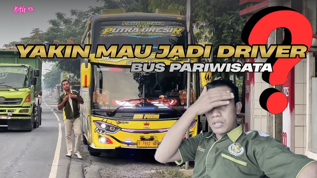 TERNYATA BEGINI KEGIATAN DRIVER BUS PARIWISATA ‼️ yakin kalian mau coba 😱😱❓❓