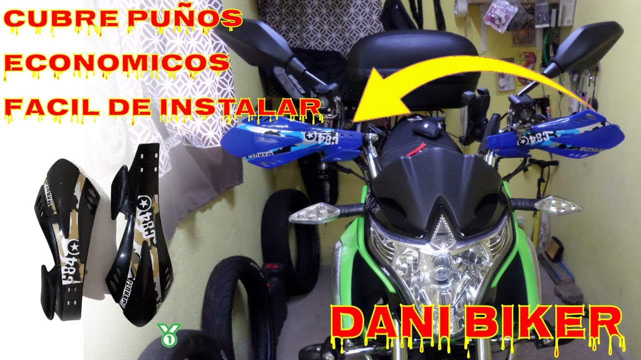 como instalar cubre puños a la moto italika 150z-cubre puños economicos-sencillos- Dani Biker