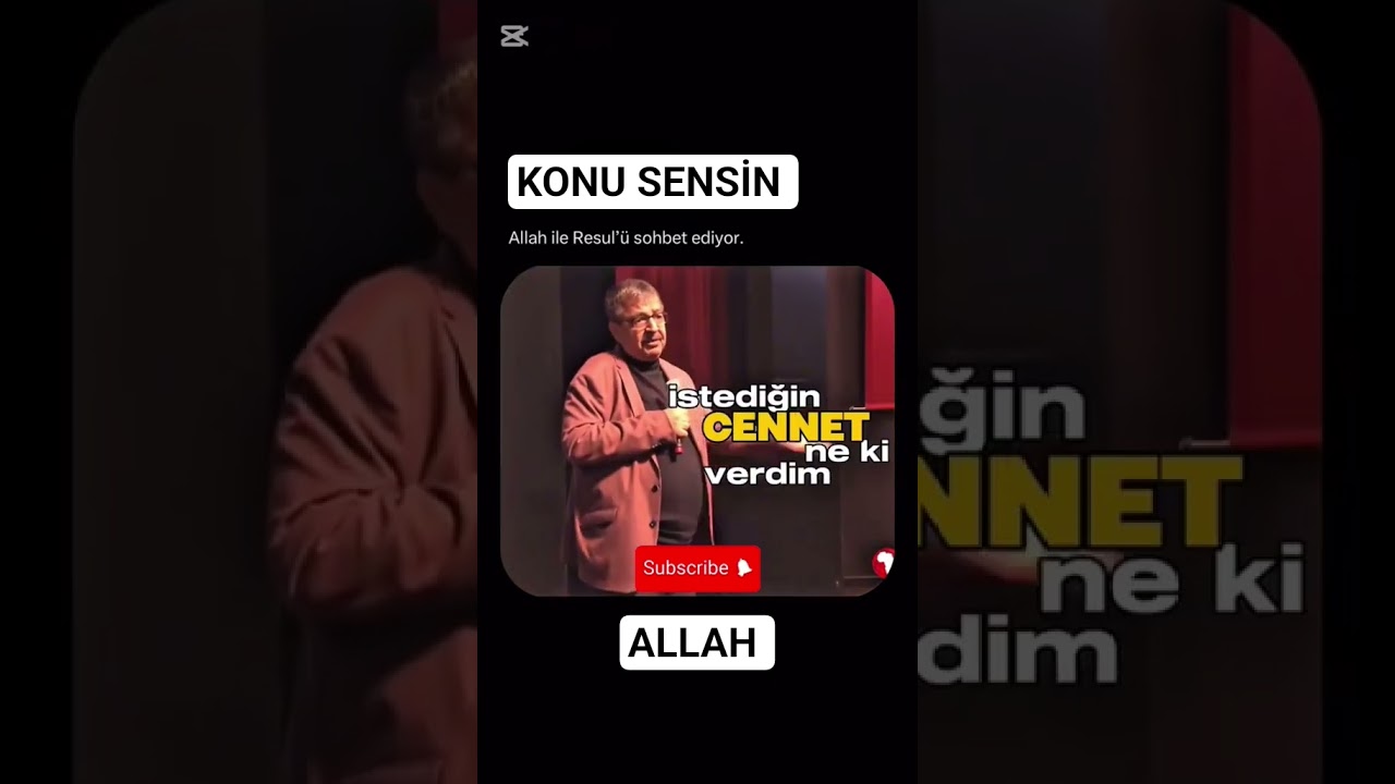 ALLAH İLE RESUL&Uuml; SOHPET EDİYOR KONU SENSİN