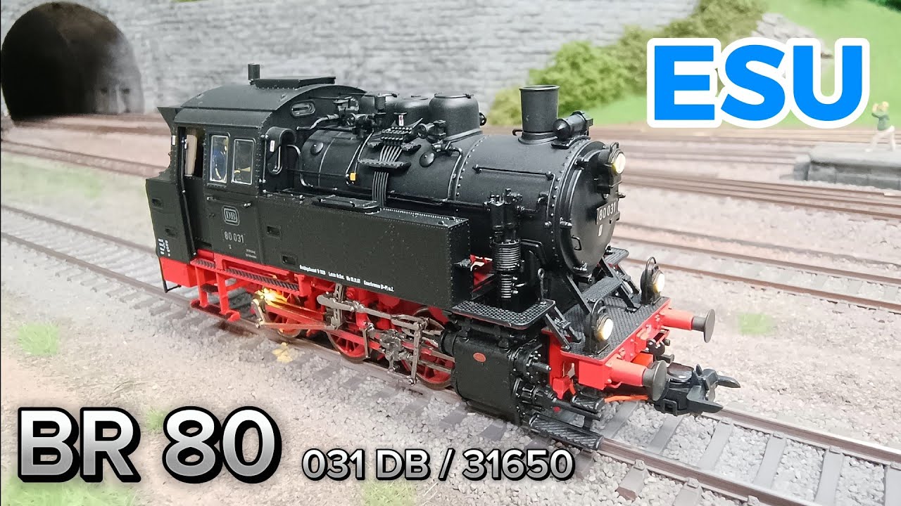 BR 80 031 von ESU auch geeignet für Gleichstrom? Neuheit 2025 Modellbahn H0.