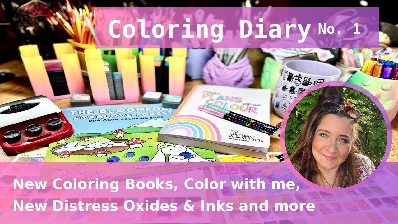 🎨📚 My Coloring Week: Coloring Chit Chat, new Coloring Books, Color with me & more 📚🎨 