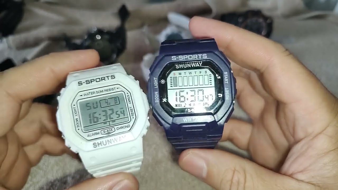 Relógio Shunway S-605 VS relógio Shunway S-621 ( Comparativo )