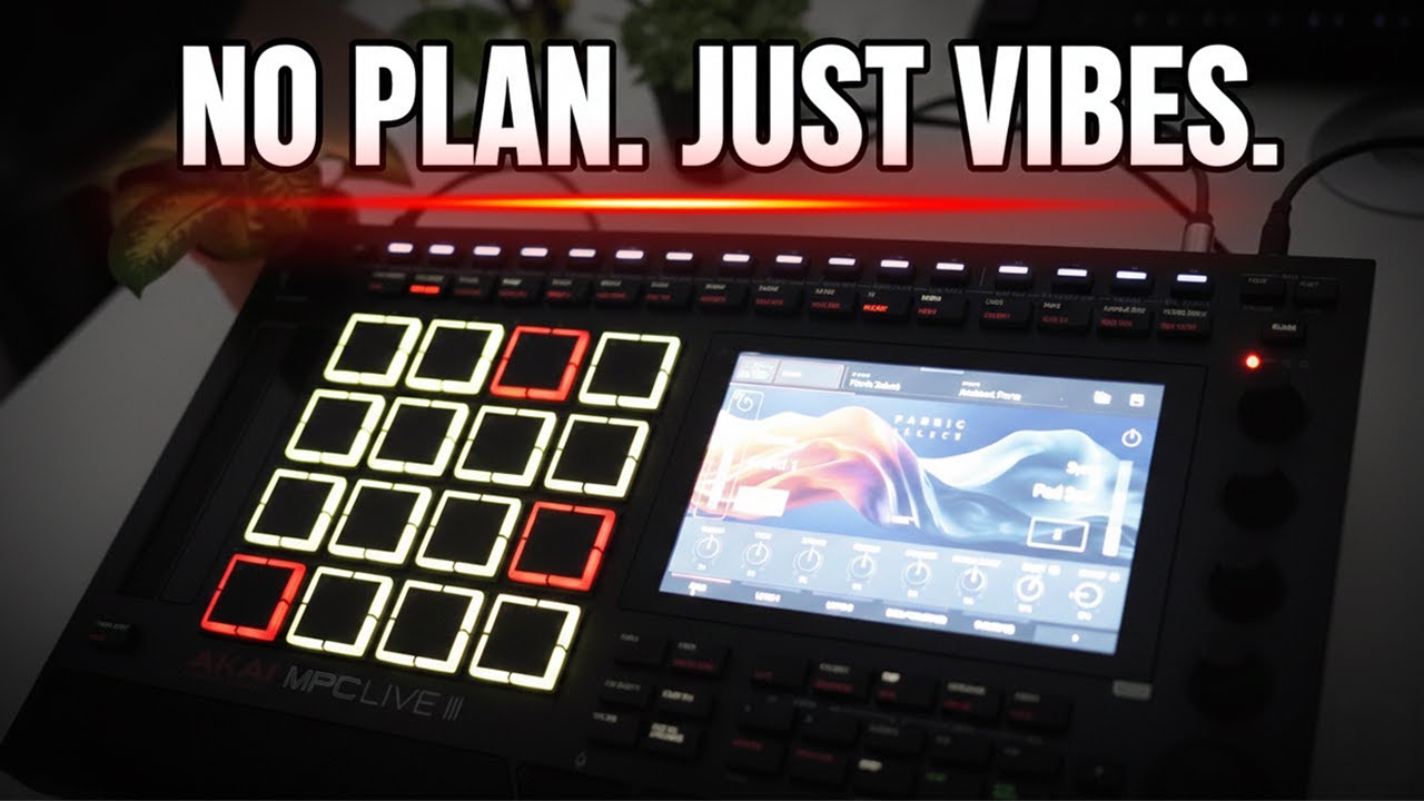 Beat Making on MPC Live 3 — No Plan, Just Vibes For Beginners 