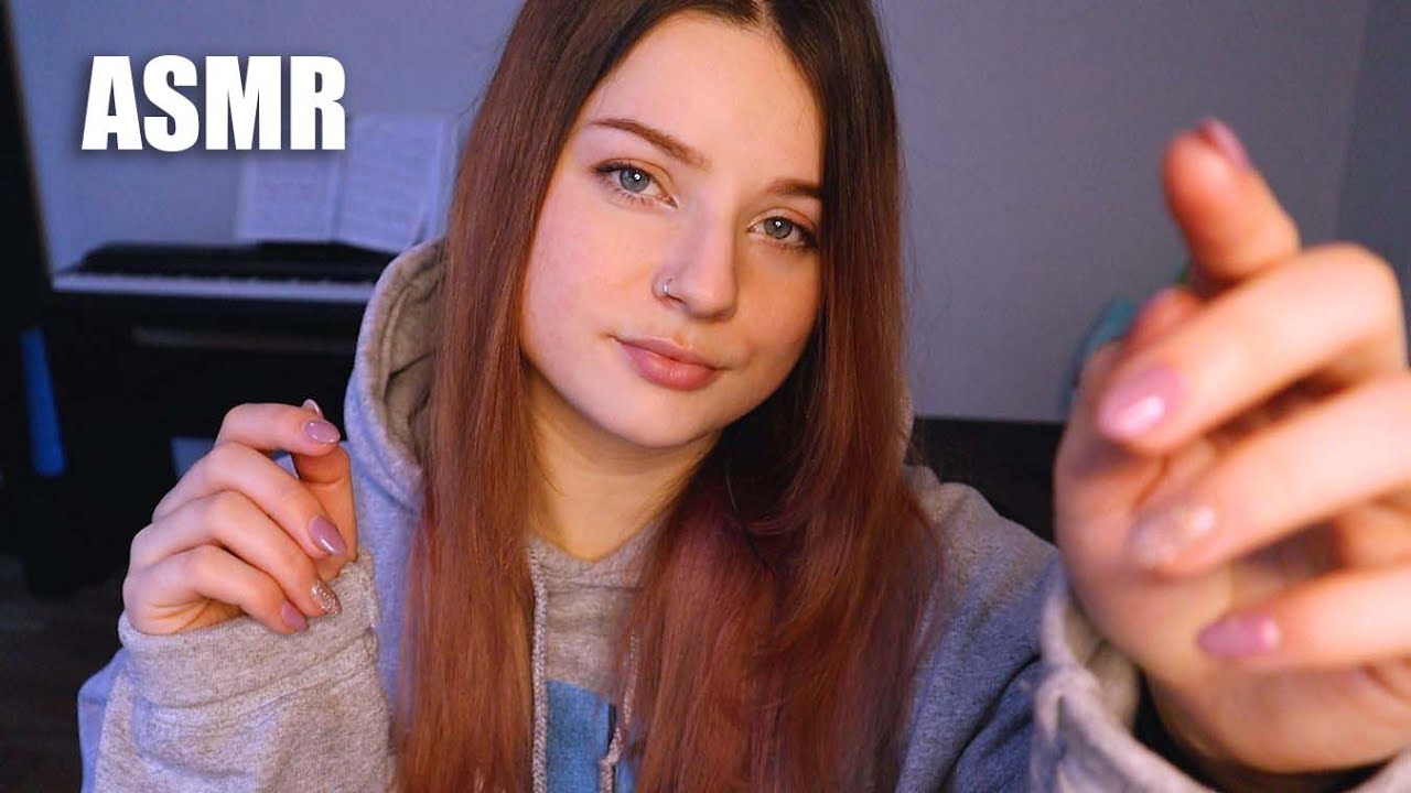 ASMR | Acrylic Nails Tapping & Hand Movements 💅