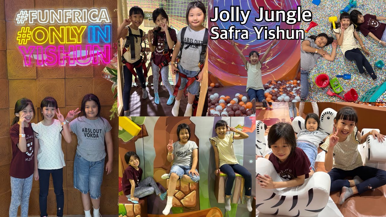 Ep397 Jolly Jungle Safra Yishun ได้ไปเล่นสนามเด็กเล่นในร่มที่ใหม่แกะกล่อง