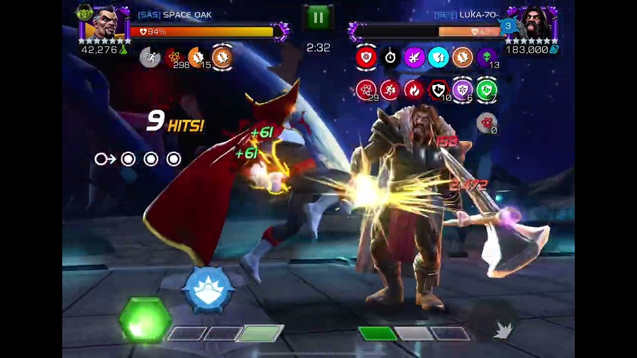 MCOC AW node 50 Nefaria vs Serpent