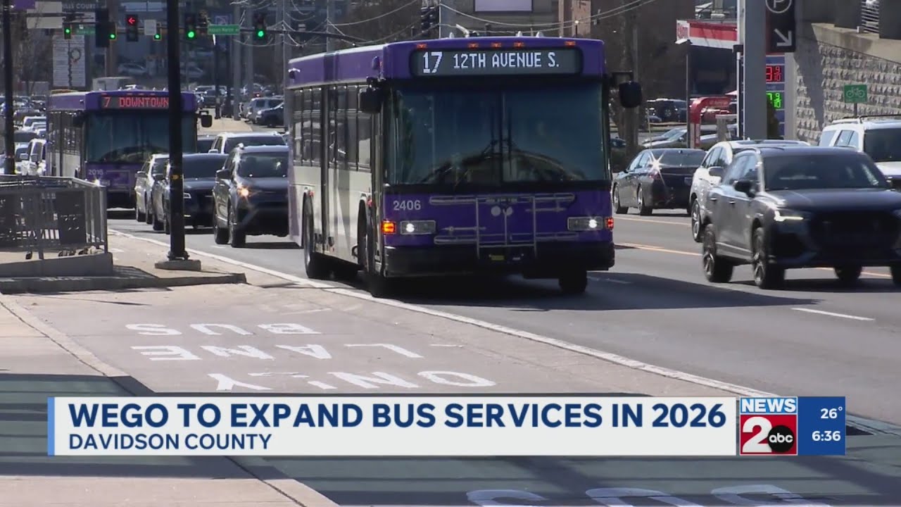 WeGo to expand bus services in 2026