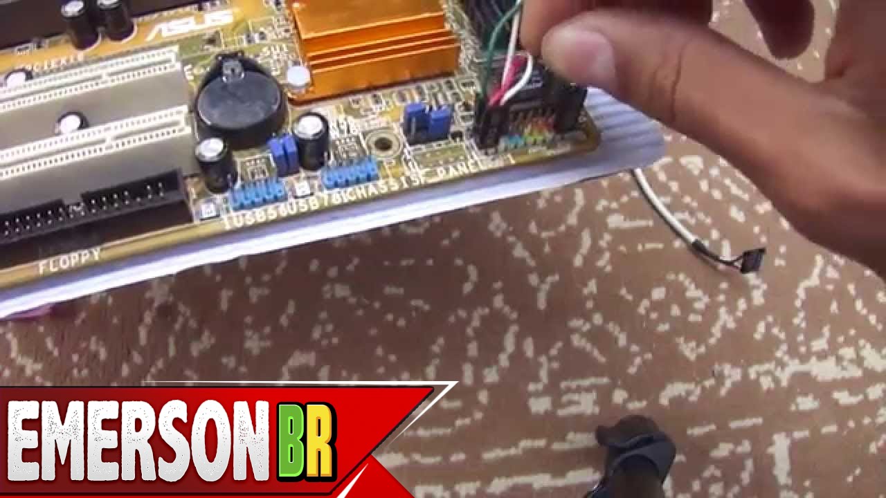 Tutorial - Conectando os cabos do Painel frontal POWER, RESET, USB e etc [PT-BR]