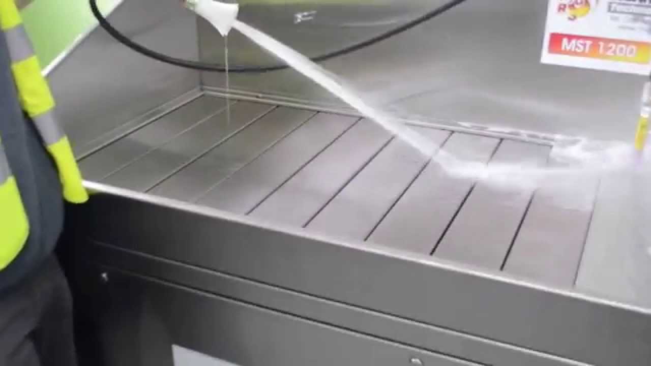 Myjka warsztatowa mst 1200 INOX mobilna z pompą membranową