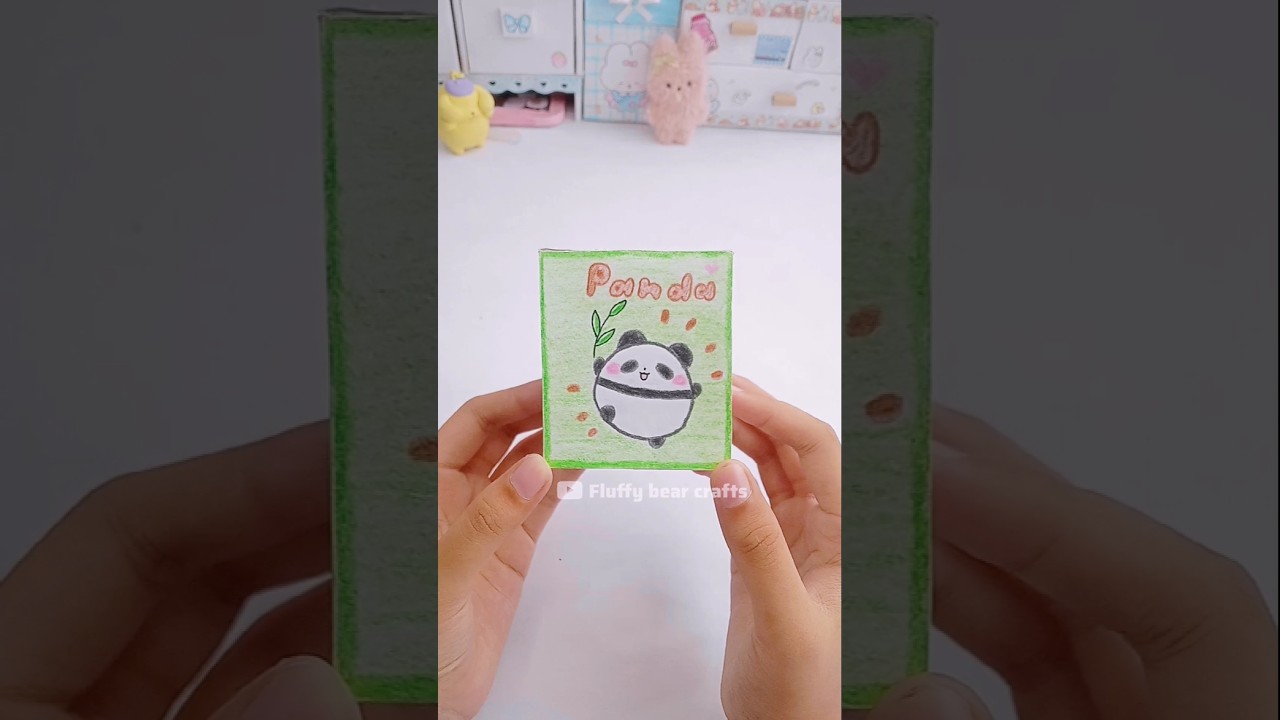 DIY panda blind box 🐼🍃 #shorts #blindbox #panda #craft #unboxing