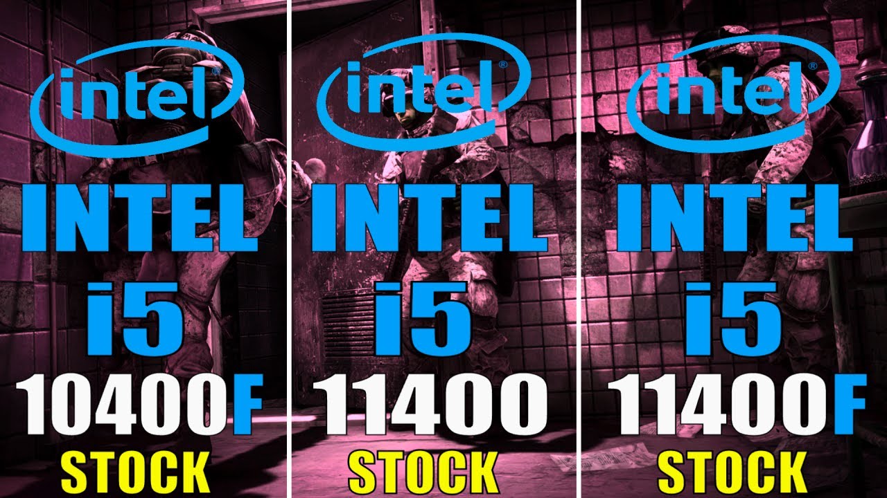 INTEL i5 10400F vs INTEL i5 11400 vs INTEL i5 11400F || PC GAMES TEST ||