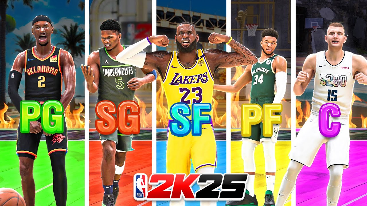 *NEW* The Best Proam Builds For All Positions On NBA 2K25