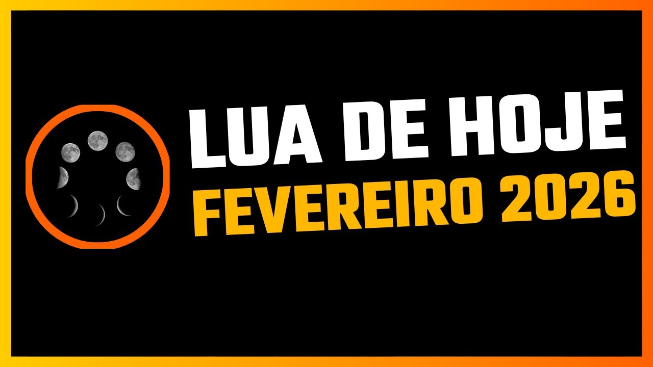 Lua de Hoje &ndash; Fevereiro 2026 | Fases da Lua e Calend&aacute;rio Lunar Completo