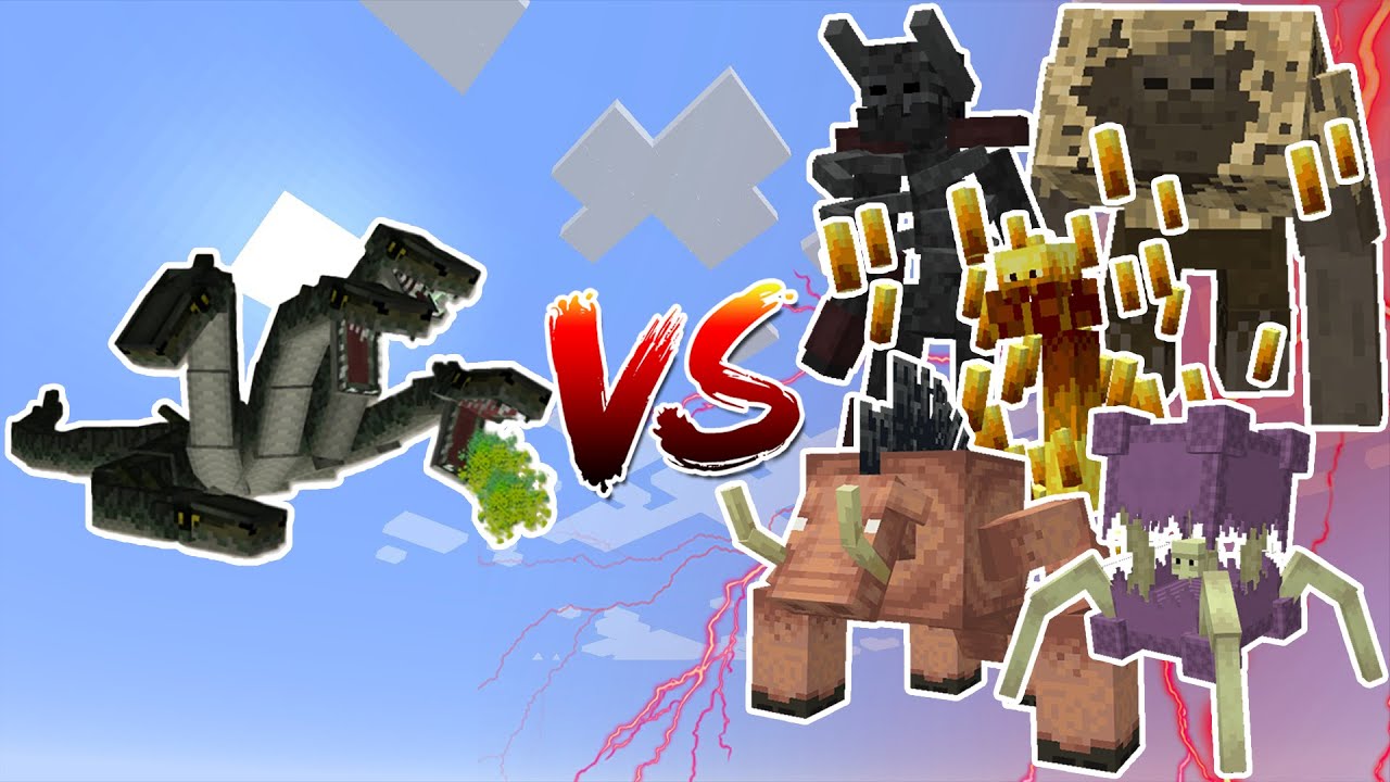 Hydra (Ice And Fire) VS Mutant More Monsters - Mob Battles In Minecraft