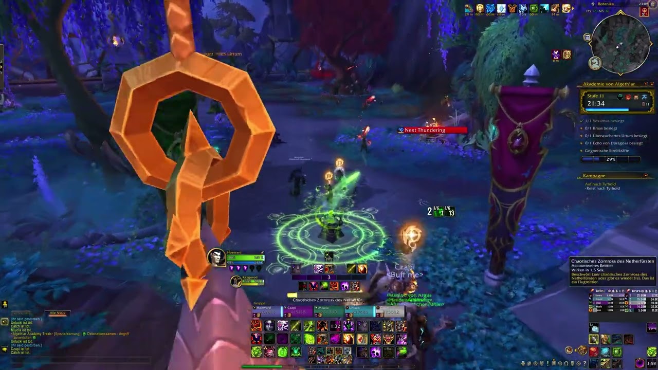 Mythic Plus 11: AA [Warlock Demo]