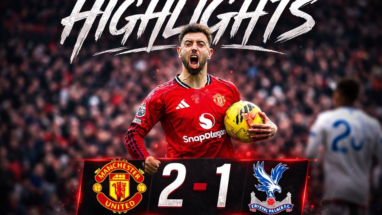Remontée spectaculaire 🔥 Manchester United vs Crystal Palace | Résumé complet