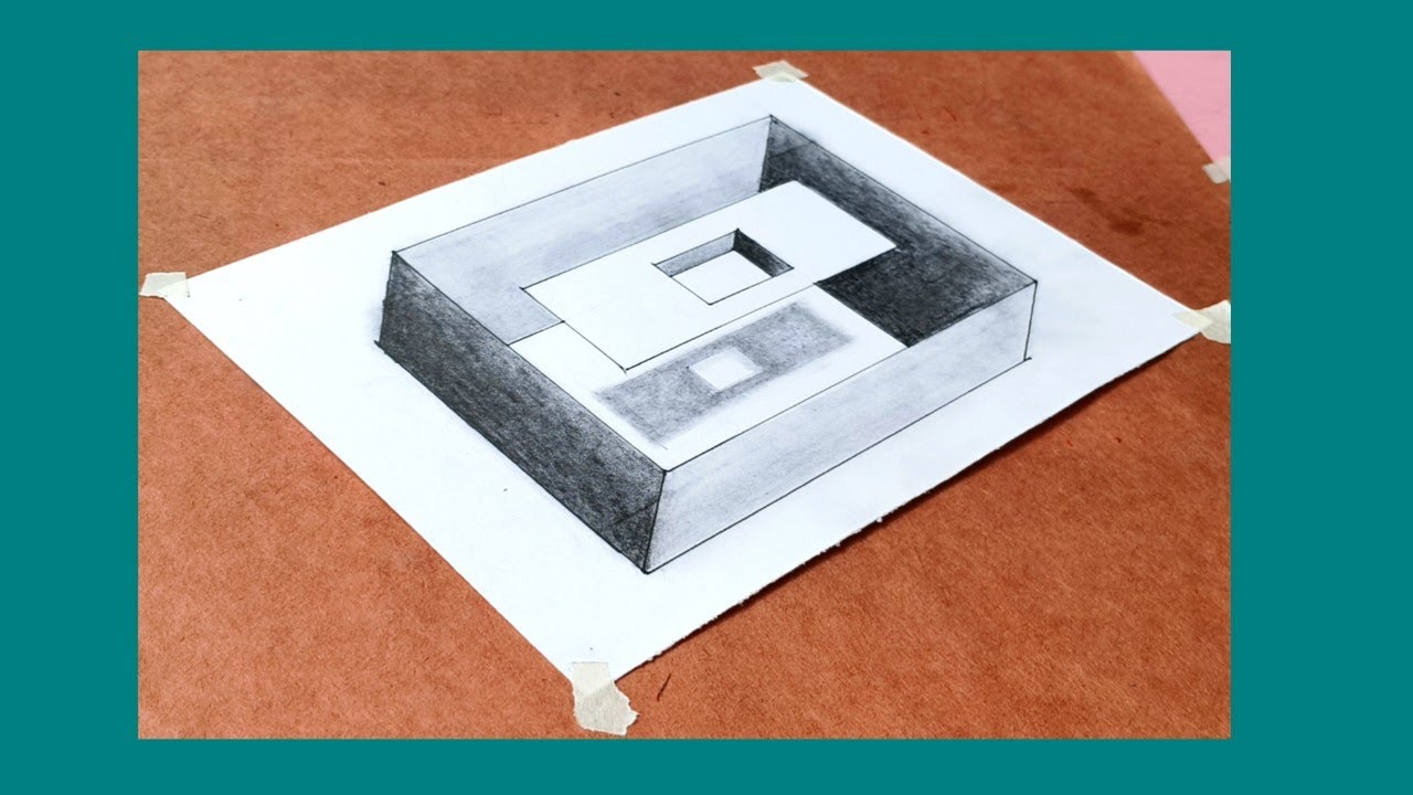 Simple 3D drawing for beginners 