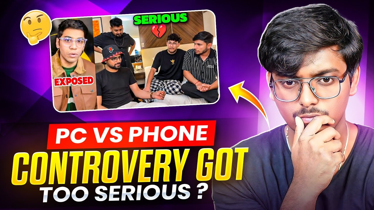 PC VS MOBILE CONTROVERSY GOT TO SERIOUS💀🙂 || EMULATOR VS PHONE CONTROVERSY || UG AYUSH || GW MANISH 