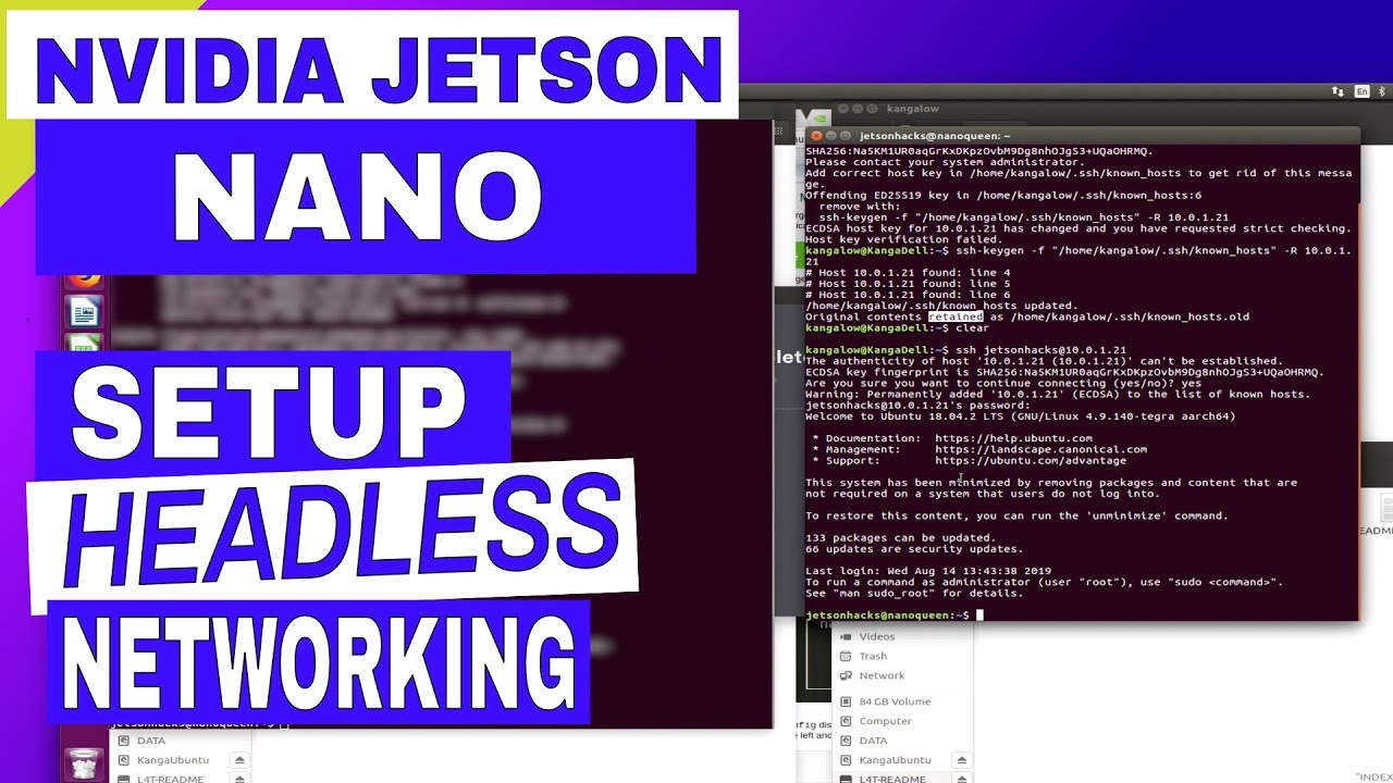 НАСТРОЙКА БЕЗ ГОЛОВКИ - Jetson Nano