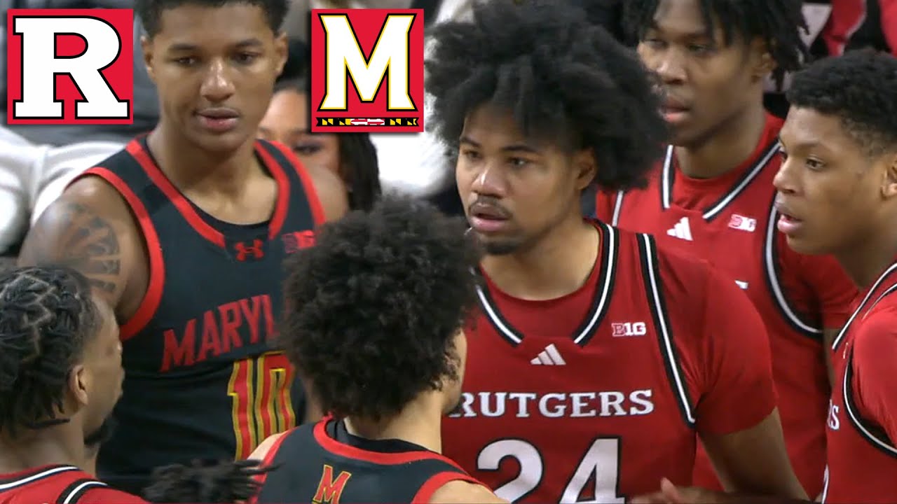 Rutgers vs #18 Maryland Men's College Basketball Highlights Full Game, February 9 2025