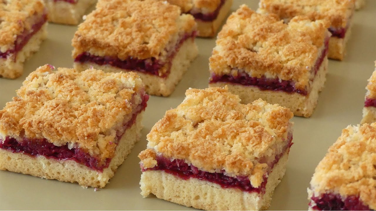 Recette des Carrés framboise coco