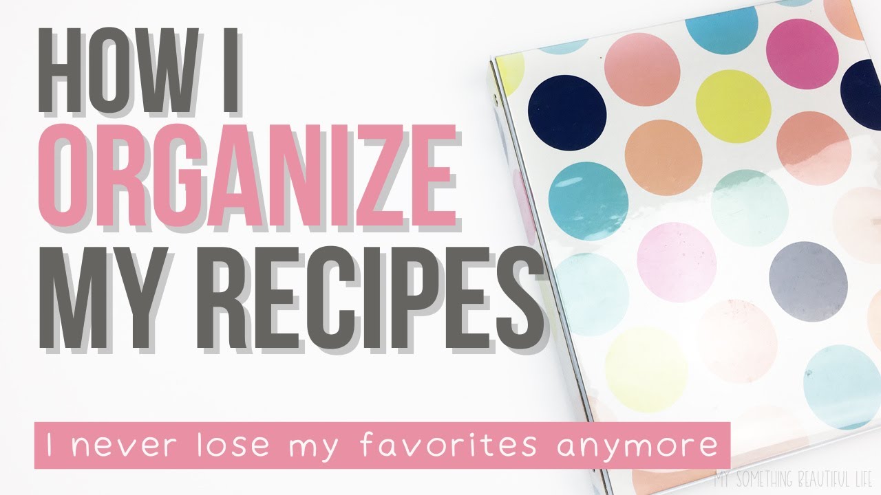 DIY RECIPE BOOK | Keep Recipes Organized in a Recipe Binder | Recipe Book Ideas