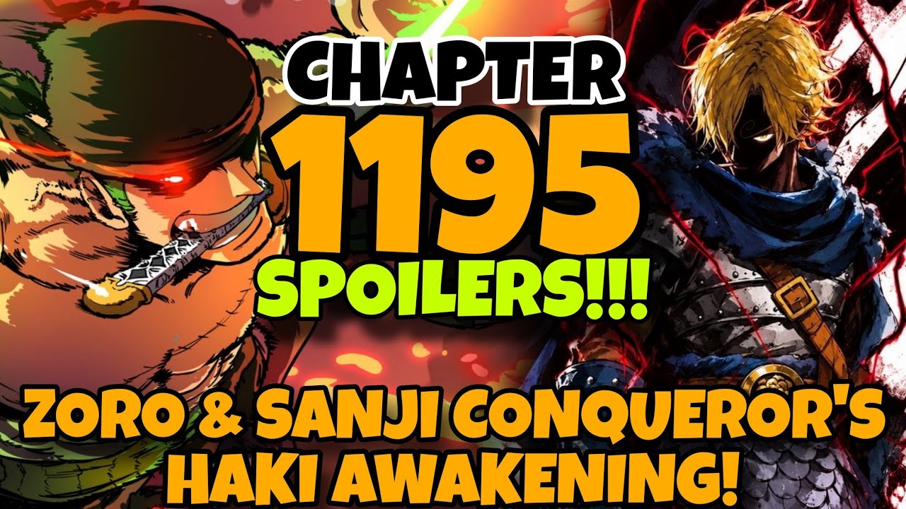 SANJI & ZORO CONQUEROR'S AWAKENING!! 😱 ZORO'S FIRST KILL!! One Piece Chapter 1195 Spoilers Tagalog