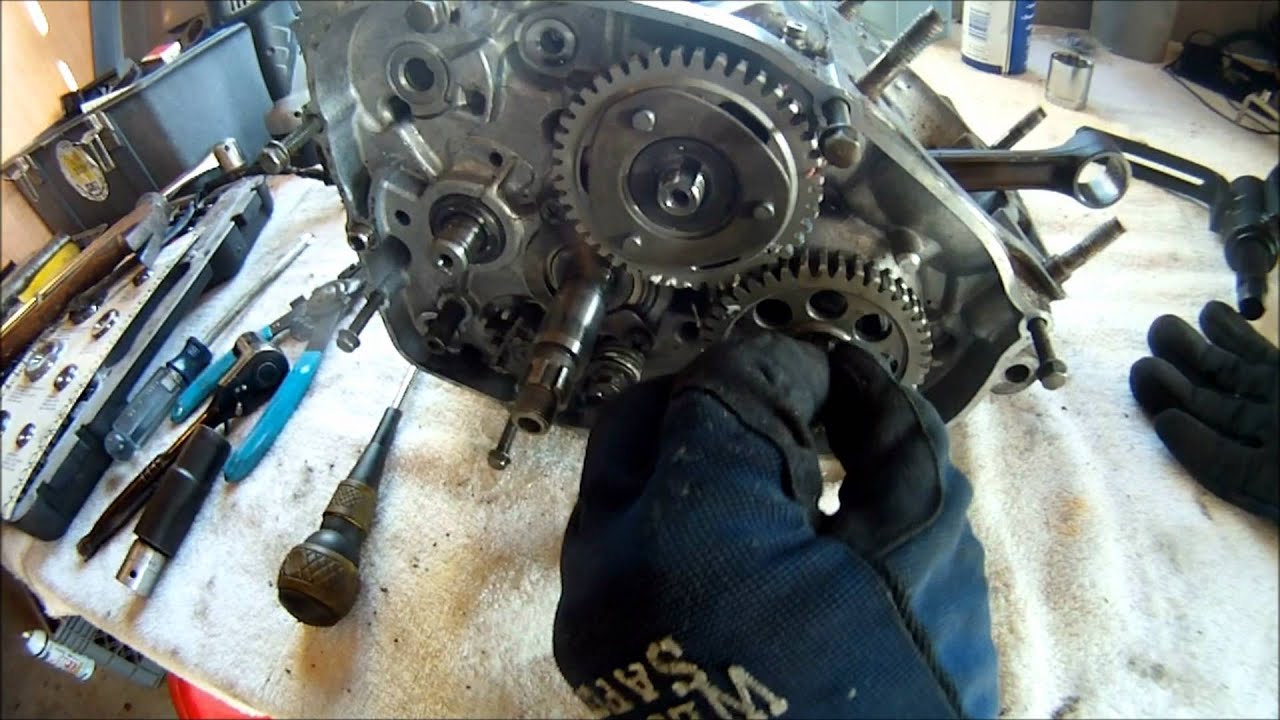 Yamaha Blaster Engine Disassembly
