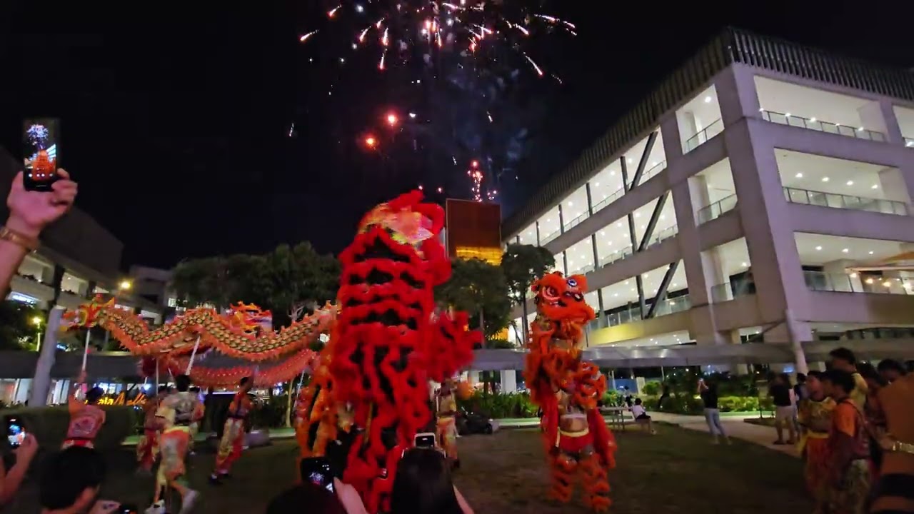 Lion Dance & Fireworks (Ayala Mall Manila Bay) 
