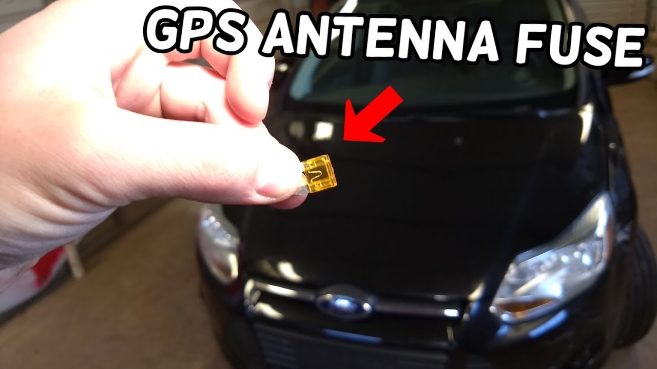 NAVIGATION GPS ANTENNA FUSE LOCATION REPLACEMENT FORD FOCUS MK3 2012-2018