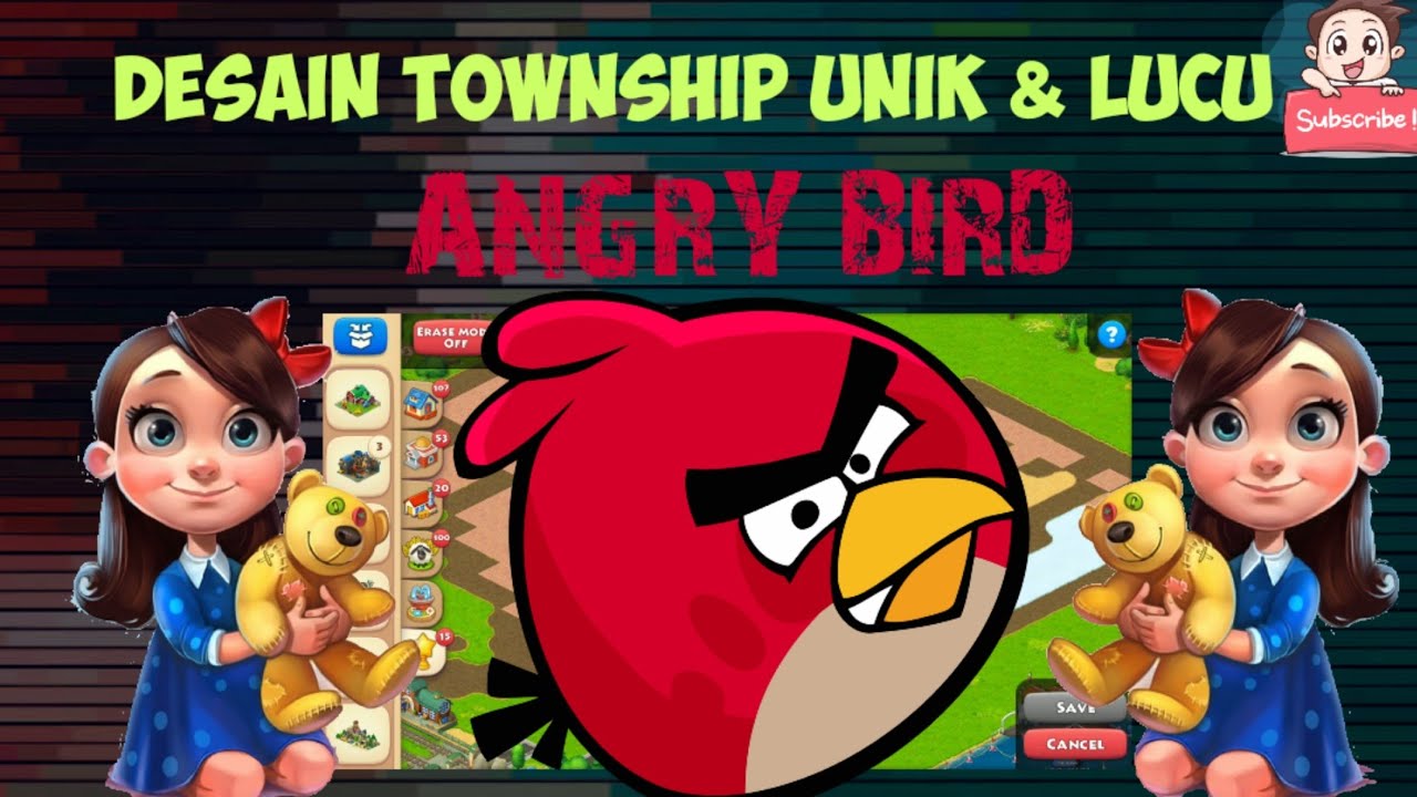 ANGRY BIRD DESIGN | DESAIN TOWNSHIP UNIK