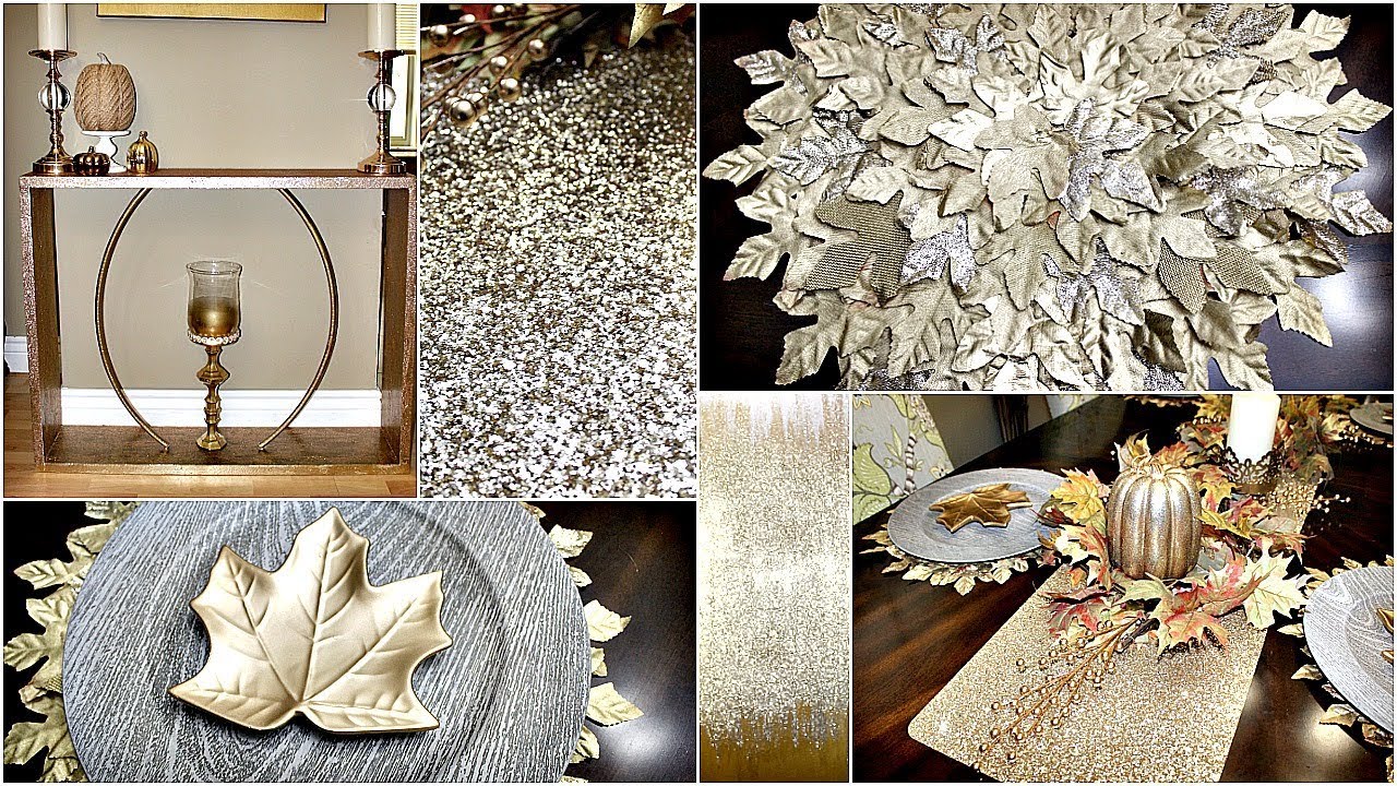 Dollar Tree Dinning Room DIY's & Style|| Z Gallerie Inspired Accent Table|| Picture|| And Placemats