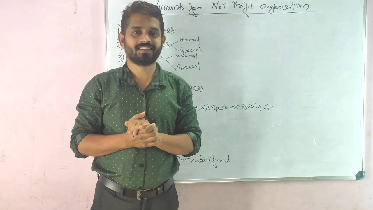 Accounts for not profit organization. Introduction