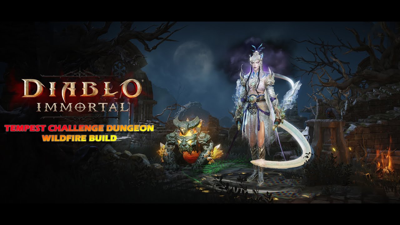 MASTER THE TEMPEST CHALLENGE DUNGEON WITH THE ULTIMATE WILDFIRE BUILD - Diablo Immortal Season 35