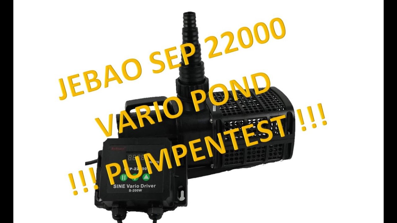 Jebao SEP 22000 - Vario pond pump