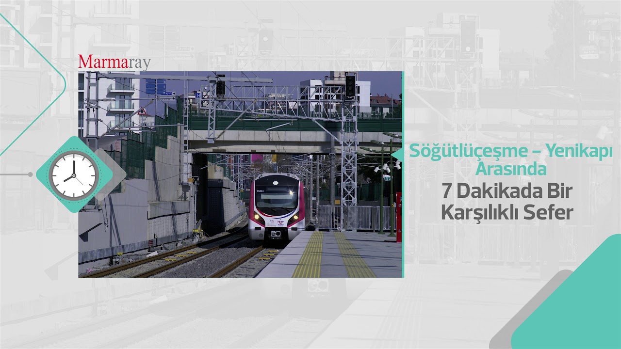 Marmaray Gebze-Halkalı Banliyo Hattı Açıldı