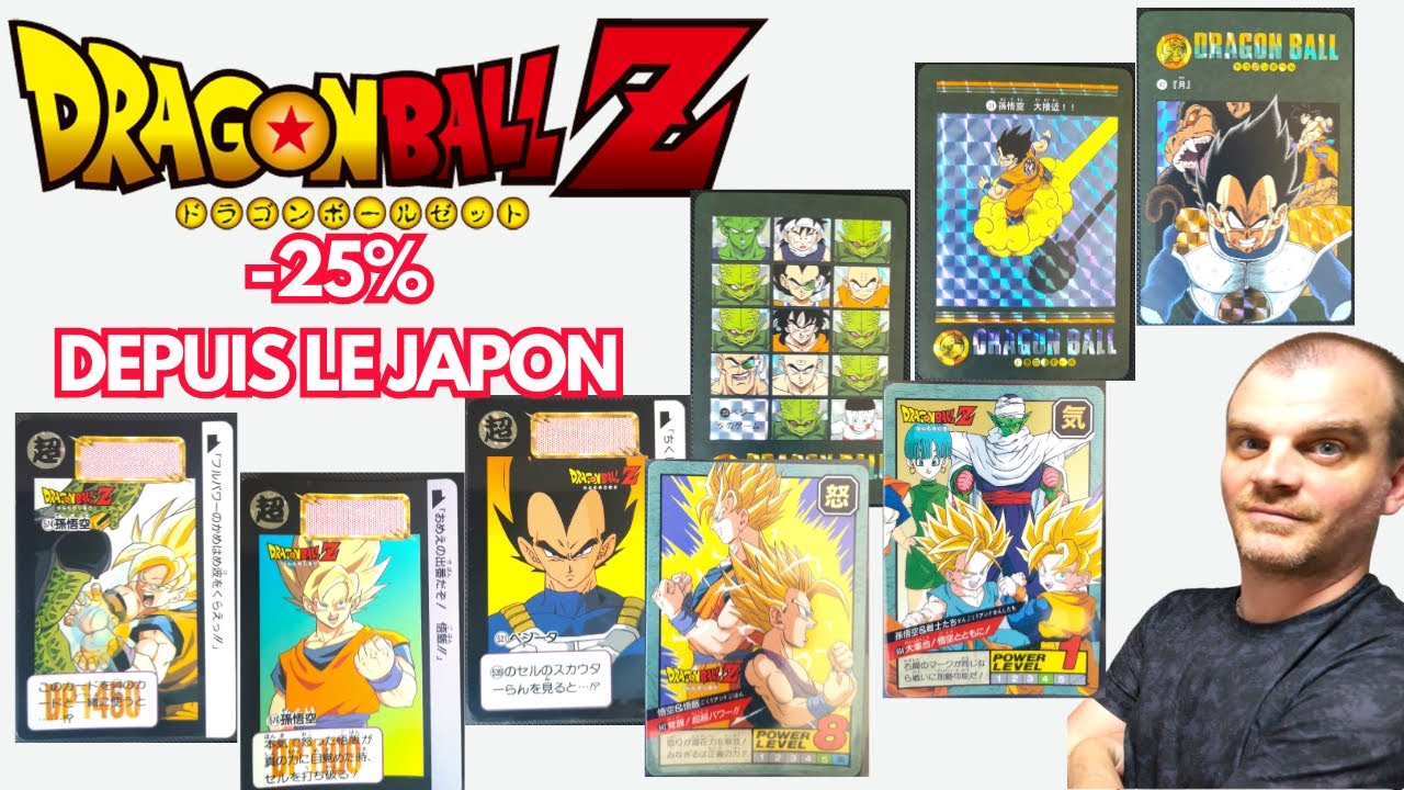 Ces cartes DBZ des ann&eacute;es 1990 qui ne co&ucirc;tent rien sont disponibles