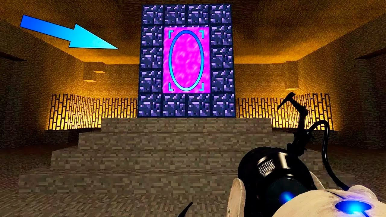 Портал в Портал - Парадокс! - Майнкрафт Карта в Portal 2