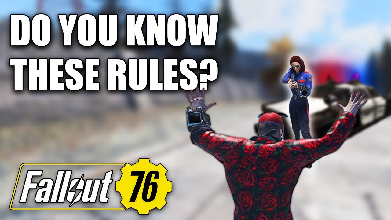 8 неписаных правил, о которых вам стоит знать | Fallout 76