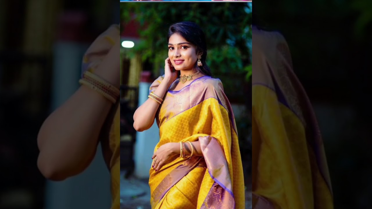 New Trending Beautiful Pure Soft Silk Saree Design | Traditional Saree Look❤️Designer saree #Sarees