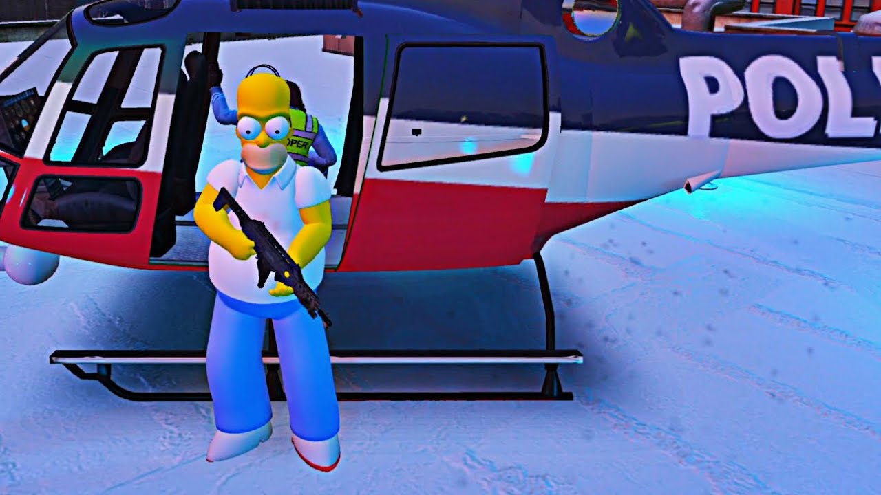 Homer Simpson's Back in GTA 5 RP - SAPDFR