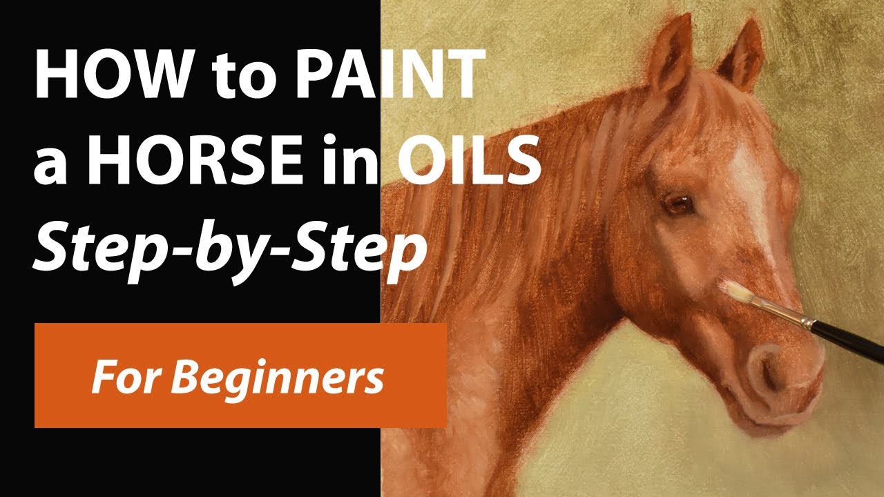 How to Paint a Horse Step-by -Step Easy Tutorial