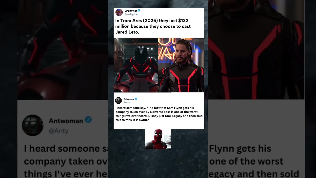 In Tron: Ares - Disney LOST $132 million because they choose to cast Jared Leto. 