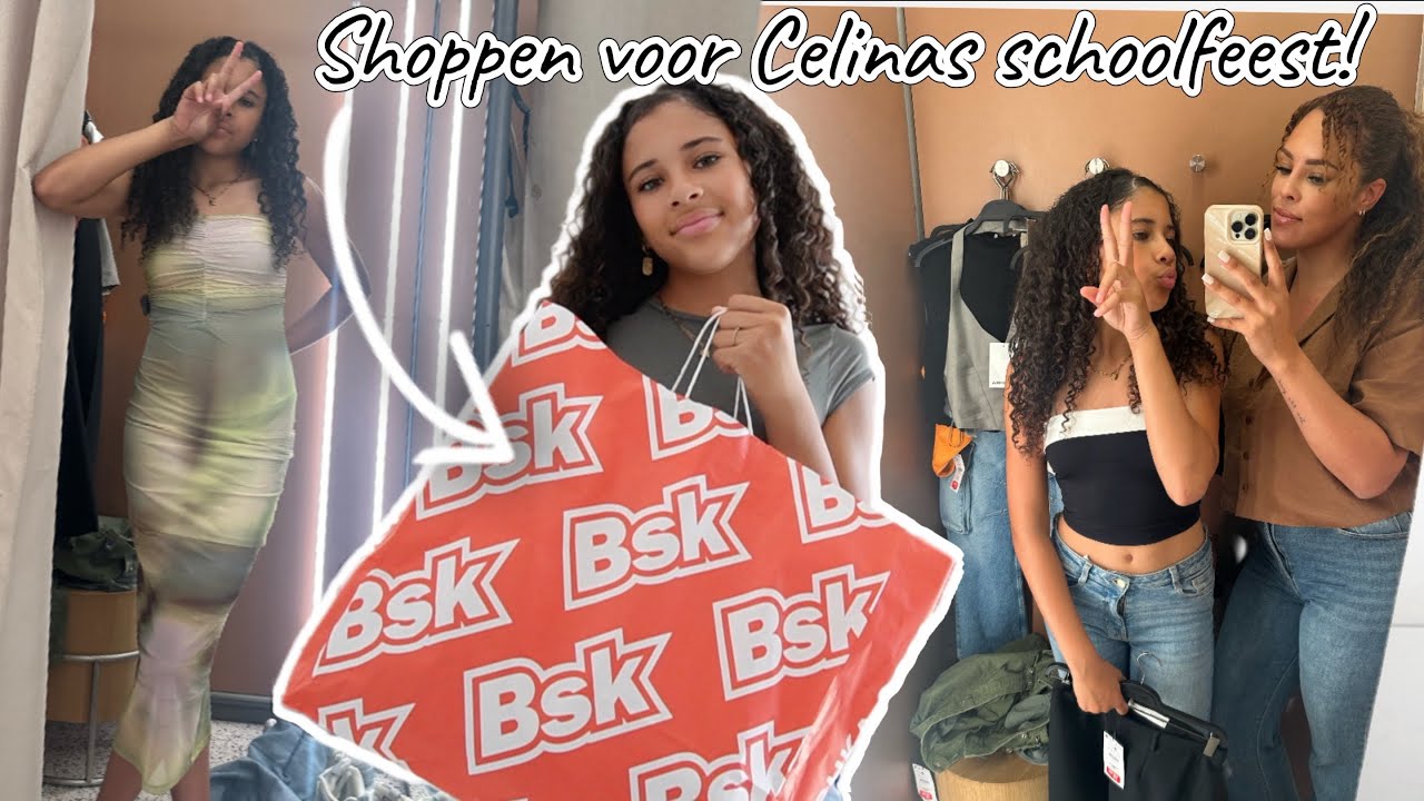 SHOPPEN voor Celina's SCHOOLFEEST! Welke outfit doet ze aan?