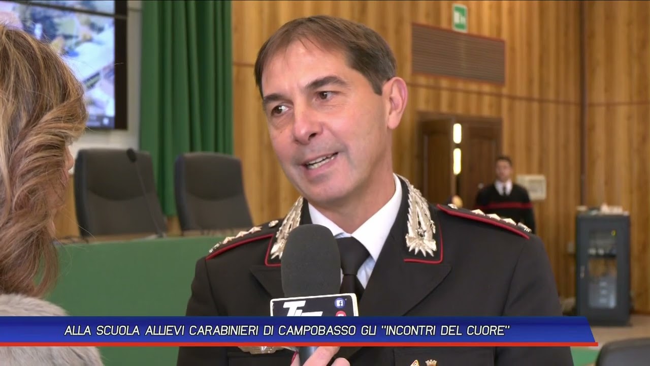 ALLA SCUOLA ALLIEVI CARABINIERI DI CAMPOBASSO GLI 