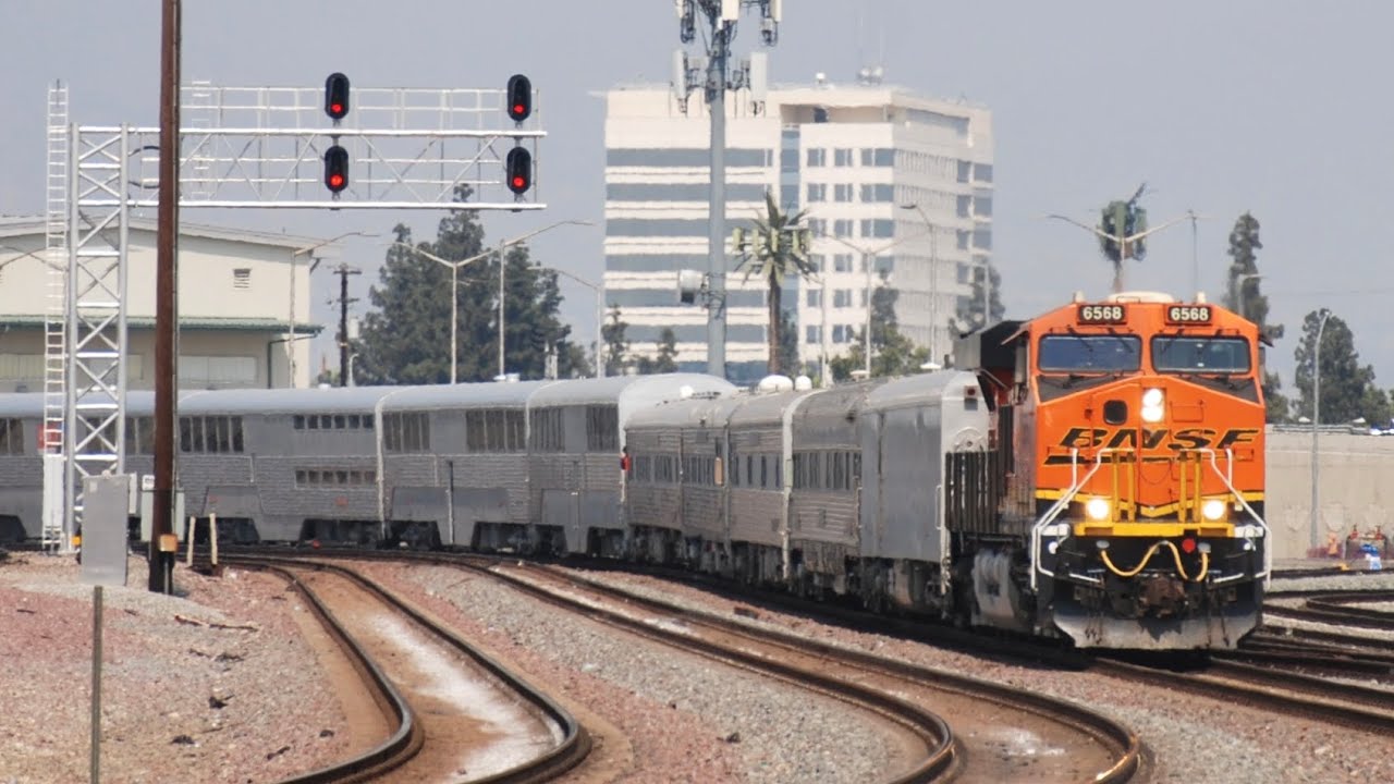 Railfanning San Bernardino FT BNSF Employee Appreciation Special, F59PHRs, KCS, NS, 5/15/2023