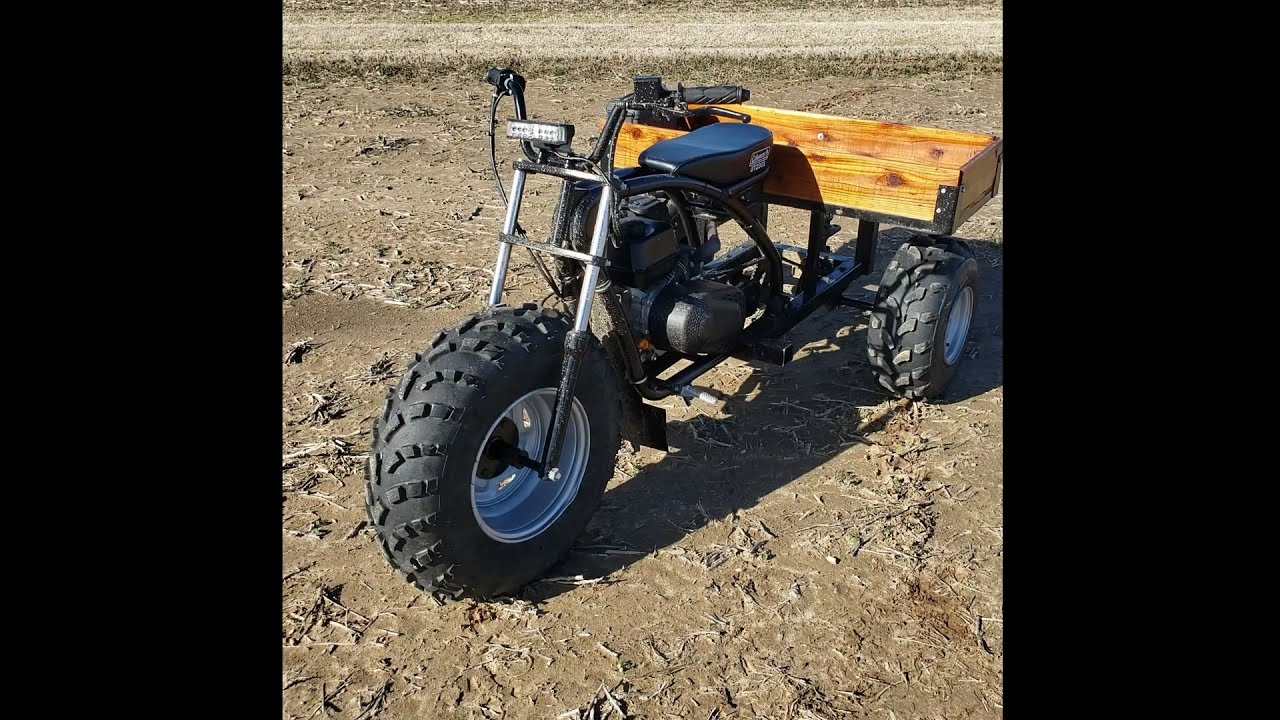 How I built my coleman bt200x trike or 3 wheeler