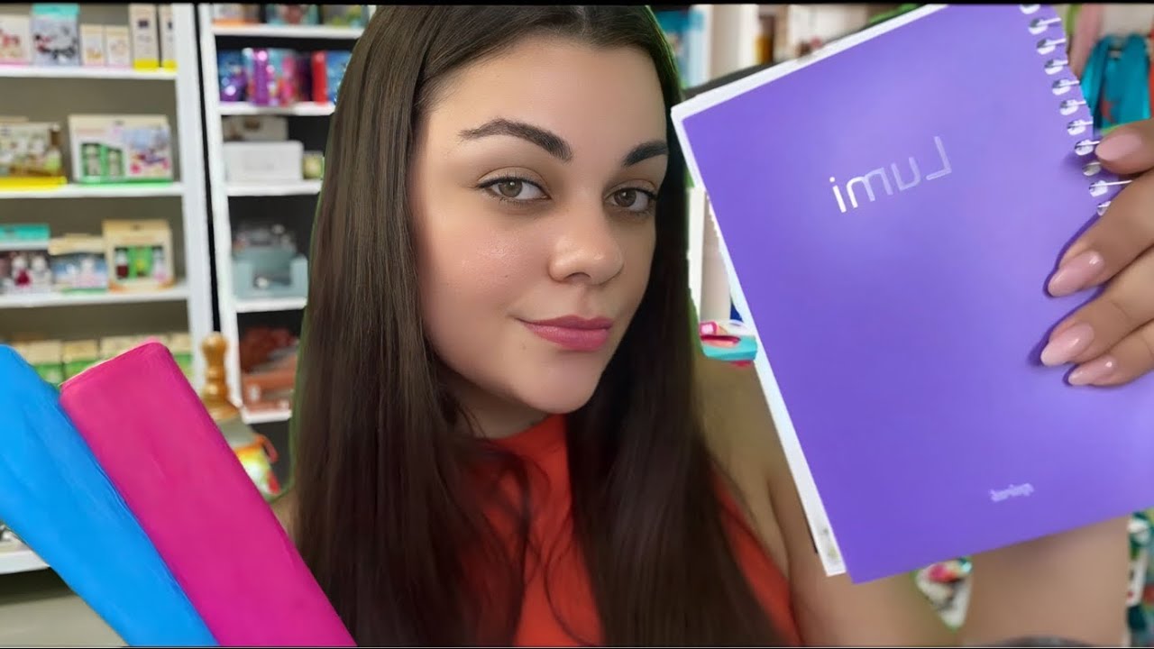 ASMR POV: VOCÊ FOI COMPRAR MATERIAL ESCOLAR (LOOP)